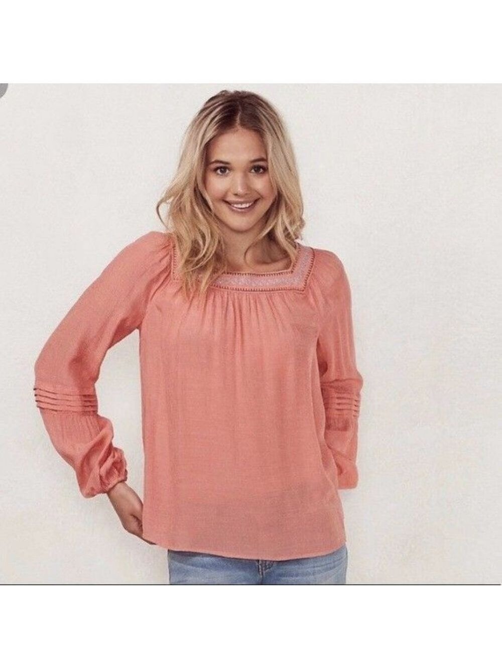 Lauren Conrad Peasant Blouse